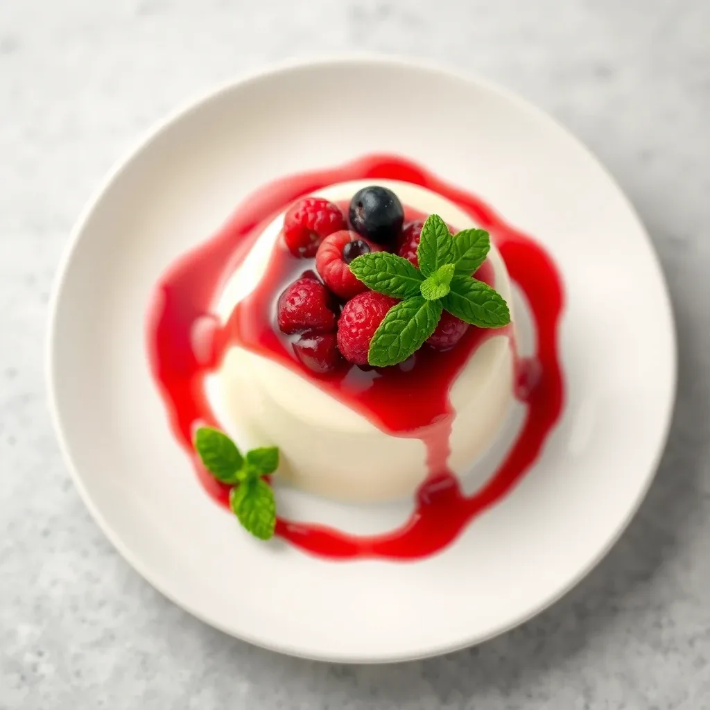 Panna Cotta ai Frutti di Bosco